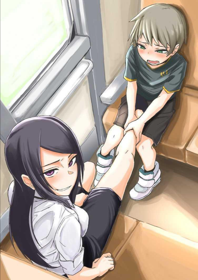 ผมโดนลวนลาม [Okyuuri] Yukizuri Oneshota Ashikoki An OneShota Footjob in Passing